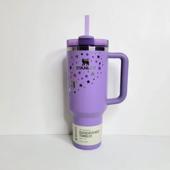 STANLEY X OLIVIA RODRIGO 40oz H2.0 FlowState Quencher Tumbler NEW - Picture 2 of 11
